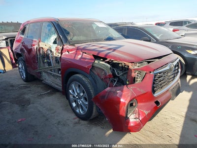2022 TOYOTA HIGHLANDER LIMITED VIN: 5TDDZRBH8NS184929