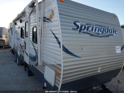 KEYSTONE SPRINGDALE SERIES M- 2013. Lot# 38053477. VIN 4YDT30324D3101738. Photo 1