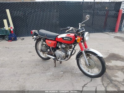 HONDA 175 1972. Lot# 38200519. VIN CB1757000143     . Photo 1