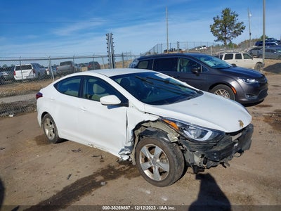 2015 HYUNDAI ELANTRA VIN: 5NPDH4AE6FH638986