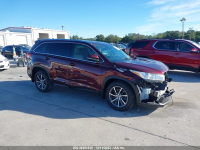 2019 TOYOTA HIGHLANDER VIN: 5TDKZRFH9KS303973