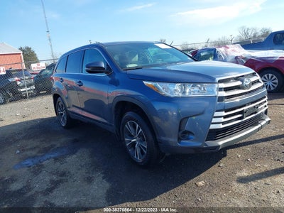 2019 TOYOTA HIGHLANDER LE VIN: 5TDBZRFH0KS734993
