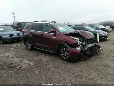 2019 TOYOTA HIGHLANDER HYBRID XLE VIN: 5TDJGRFH6KS073116