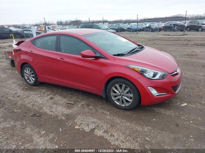 2015 HYUNDAI ELANTRA VIN: KMHDH4AE5FU277770