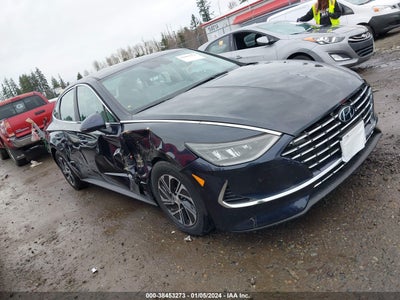 2020 HYUNDAI SONATA HYBRID BLUE VIN: KMHL24JJ3LA015270