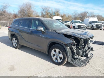 2021 TOYOTA HIGHLANDER HYBRID LE VIN: 5TDZARAH7MS009102