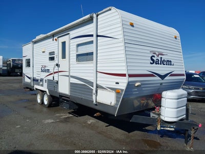 FOREST RIVER SALEM 26TBSS 2007. Lot# 38662055. VIN 4X4TSMB2X7A297449. Photo 1