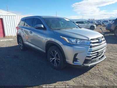 2019 TOYOTA HIGHLANDER HYBRID LE VIN: 5TDBGRFH8KS069718