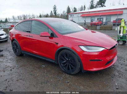2022 TESLA MODEL X VIN: 7SAXCBE65NF358298