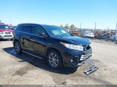 2019 TOYOTA HIGHLANDER VIN: 5TDKZRFH7KS349382