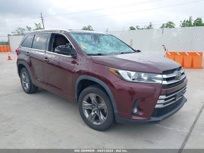 2019 TOYOTA HIGHLANDER VIN: 5TDYZRFH8KS346579