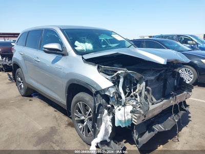 2019 TOYOTA HIGHLANDER HYBRID VIN: 5TDBGRFH9KS062812