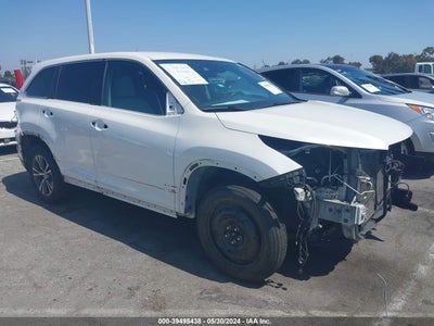 2018 TOYOTA HIGHLANDER VIN: 5TDZZRFH0JS262131