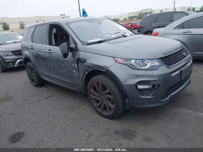 2018 LAND ROVER DISCOVERY SPORT HSE VIN: SALCR2RX2JH744001