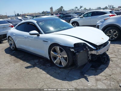 2020 Porsche Taycan 4S White Lot 111039634160 Vin WP0AB2Y18LSA52043