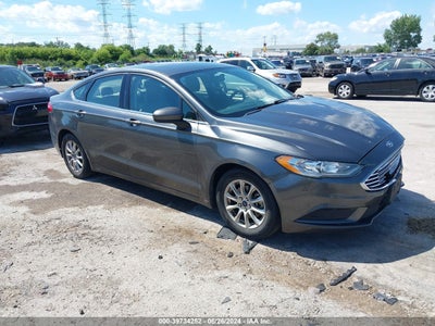 2017 Ford Fusion 2.5 S Gray Lot 111039734252 Vin 3FA6P0G72HR368996