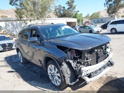 2020 TOYOTA HIGHLANDER HYBRID LIMITED VIN: 5TDYARAH8LS004212