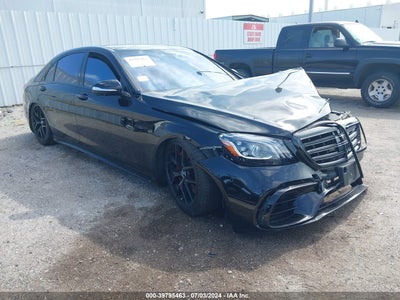 2018 MERCEDES-BENZ AMG S 63 4MATIC VIN: WDDUG8JB9JA399939