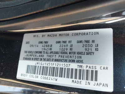 2015 MAZDA MAZDA6 9