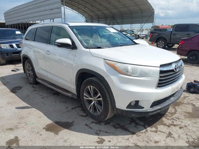 2016 TOYOTA HIGHLANDER VIN: 5TDKKRFH3GS147263