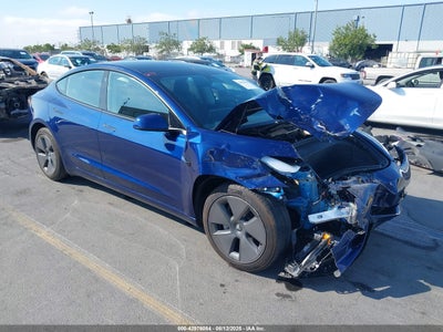 5YJ3E1EA2PF603629 2023 Tesla Model 3 Rear-wheel Drive Blue