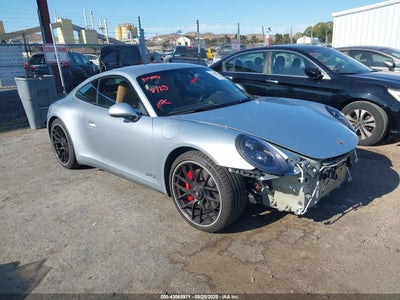 2018 Porsche 911 3.0 Carrera 4 Gts carrera 4s carrera Gts carrera S Silver Lot 111043065971 Vin WP0AB2A98JS122876