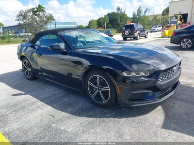 2025 Ford Mustang 2.3 Ecoboost Premium Black Lot 111043288374 Vin 1FAGP8UH1S5105991