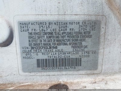NISSAN VERSA NOTE