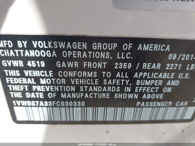 VOLKSWAGEN PASSAT