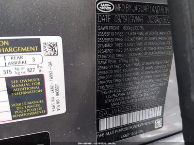 LAND ROVER RANGE ROVER SPORT