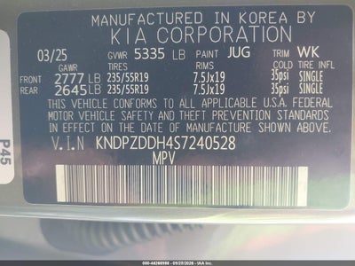 2025 KIA SPORTAGE PLUG-IN HYBRID 9