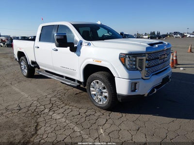 2020 Gmc SIERRA 3500Hd 4Wd Standard Bed Denali white Lot 111044307341 Vin 1GT49WEY7LF324489