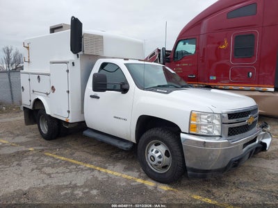 2012 Chevrolet Silverado 3500Hd Chassis Work Truck white Lot 111044348111 Vin 1GB3CZCG3CF234804