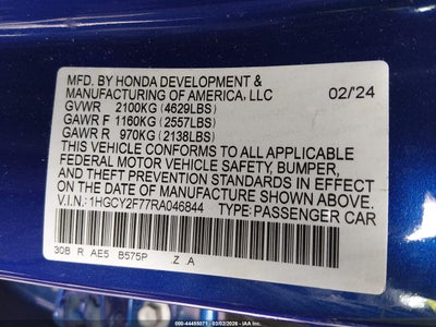 HONDA ACCORD HYBRID