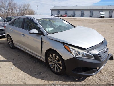 2015 Hyundai Sonata 2.4 Sport silver Lot 111044485438 Vin 5NPE34AF2FH066472