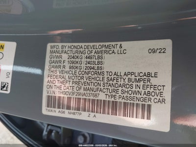 HONDA ACCORD HYBRID