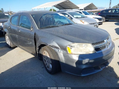 2012 Dodge Avenger 2.4 Se grey Lot 111044540952 Vin 1C3CDZAB4CN196994