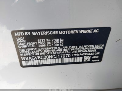 BMW M850I GTAN COUPE