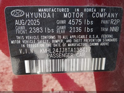 HYUNDAI SONATA HYBRID