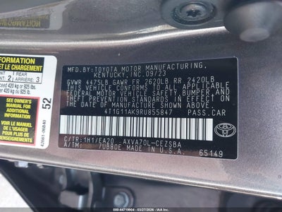 TOYOTA CAMRY