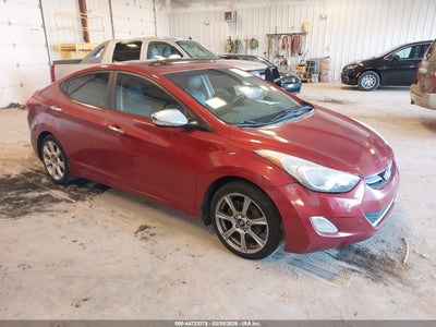 2012 Hyundai Elantra 1.8 Limited (Ulsan Plant) red Lot 111044723378 Vin KMHDH4AE7CU468652