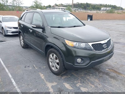 2012 Kia Sorento 2.4 Lx green Lot 111044760728 Vin 5XYKT4A65CG279986