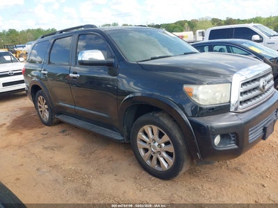 2012 Toyota Sequoia 5.7 Platinum 5.7L V8 black Lot 111044784199 Vin 5TDYY5G19CS040988