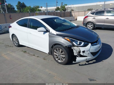 5NPDH4AE7GH743943 HYUNDAI ELANTRA Photo 1