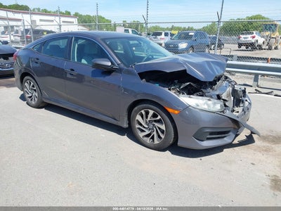2016 Honda Civic 2.0 Ex grey Lot 111044814779 Vin 19XFC2F74GE001445