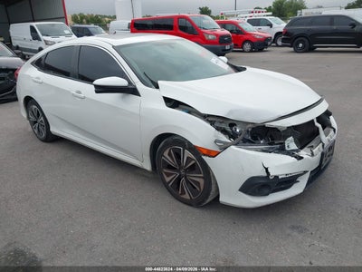 2017 Honda Civic 1.5 Ex-L white Lot 111044823824 Vin 2HGFC1F75HH659177