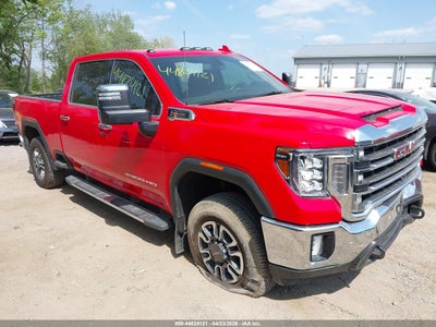 2021 Gmc SIERRA 2500Hd 4Wd Standard Bed Slt red Lot 111044824121 Vin 1GT49NE75MF125976