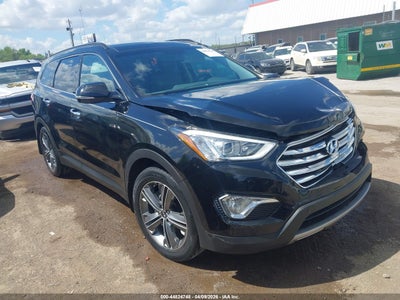 2016 Hyundai Santa fe 3.3 Limited black Lot 111044824748 Vin KM8SR4HFXGU130526