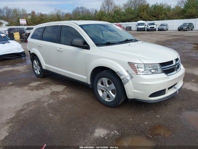 3C4PDCAB4DT508467 2013 Dodge Journey 2.4 American Value Pkg white