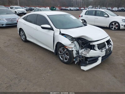 2017 Honda Civic 2.0 Lx white Lot 111044837171 Vin 2HGFC2F50HH515024